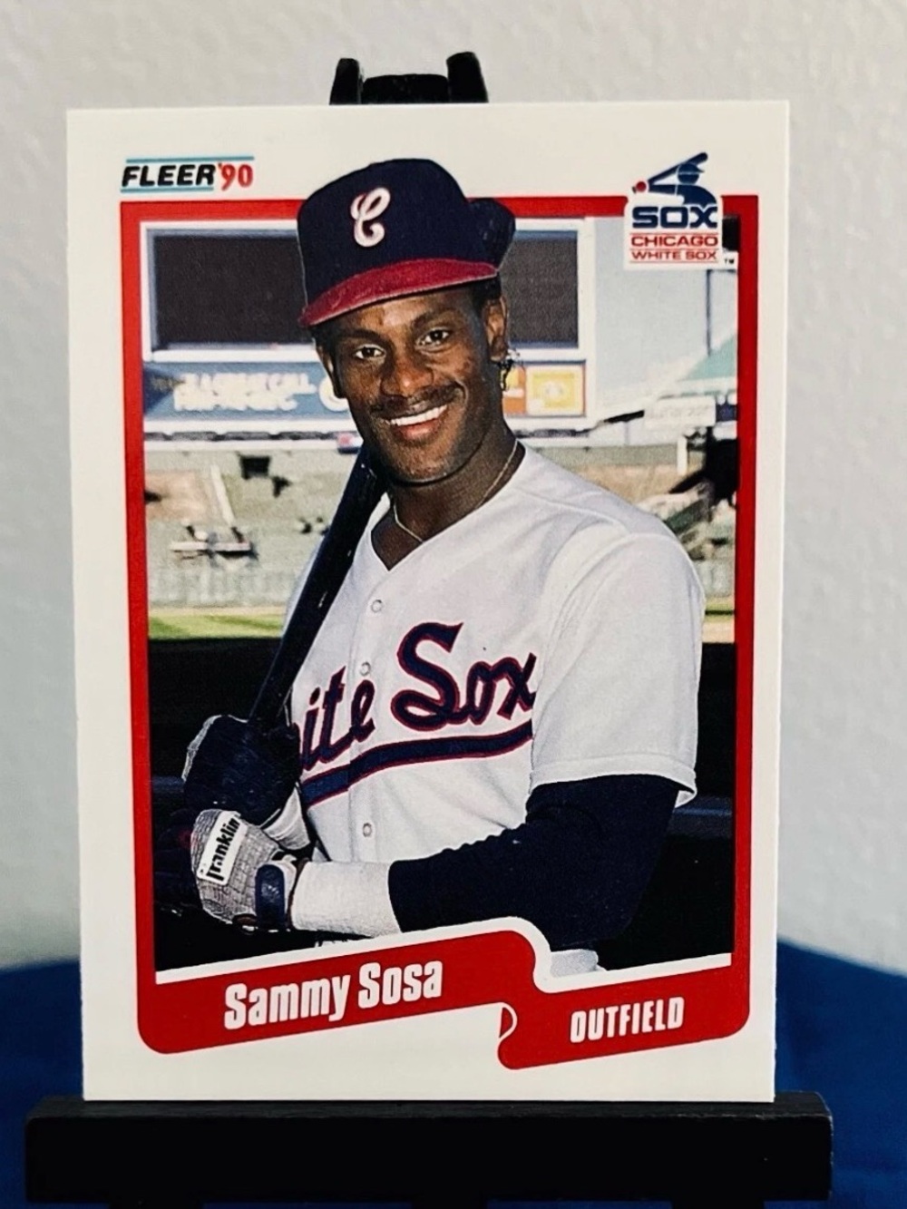 SAMMY SOSA  #548  FLEER  1990  ERROR (RC)  MINT CONDITION